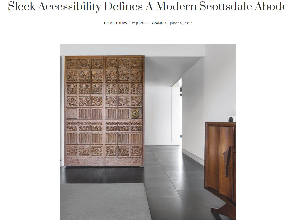 Sleek Accessibility Defies a Modern Scottsdale Abode