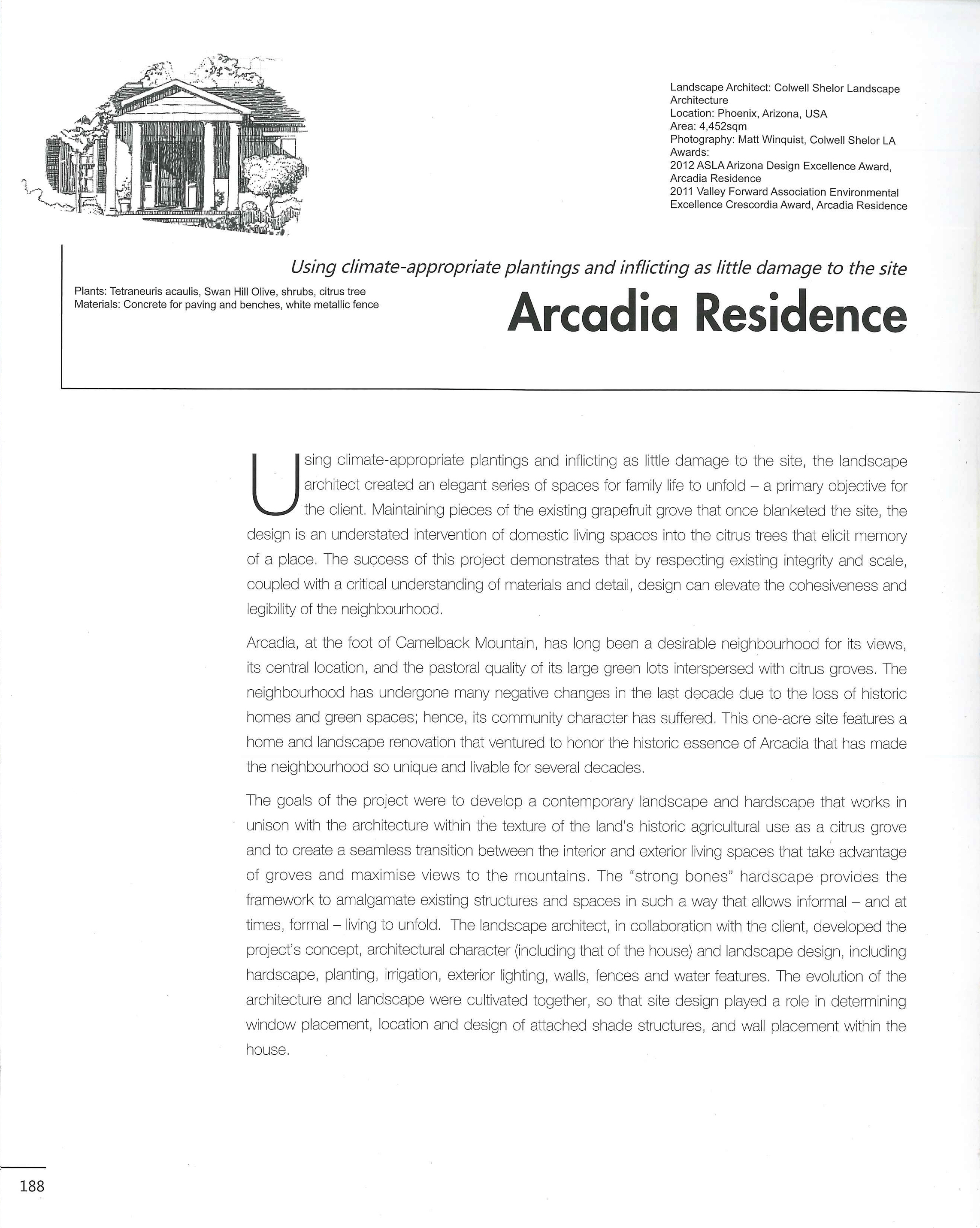 Arcadia Residence- Page 1